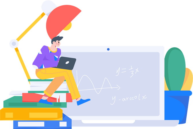 Digital lecture  Illustration
