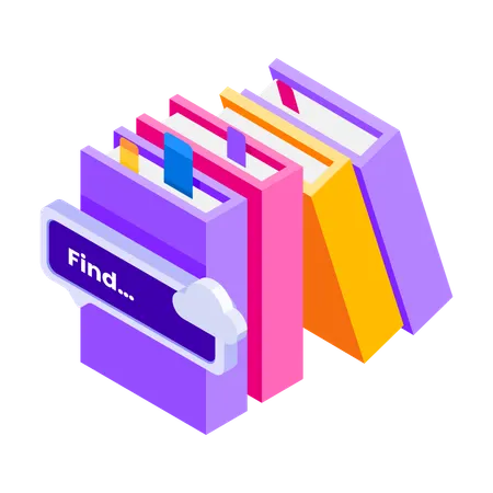Digital Library  Illustration