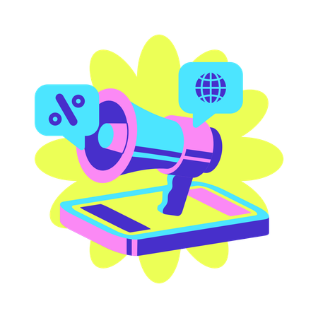 Digital marketing  Illustration