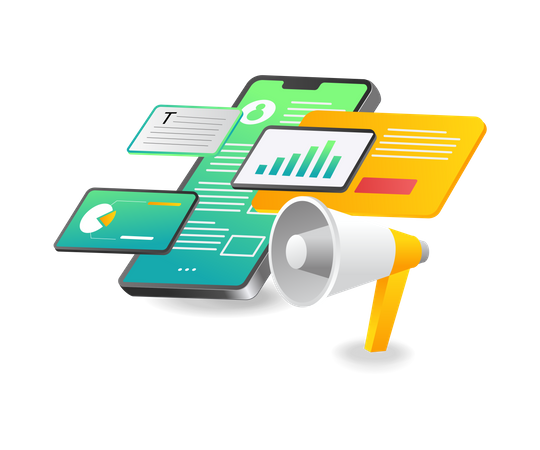 Digital marketing analysis  Illustration