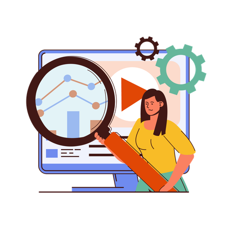 Digital Marketing Analysis  Illustration