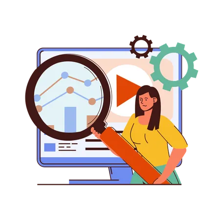 Digital Marketing Analysis  Illustration