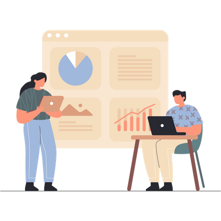 Digital Marketing Analytics  Illustration