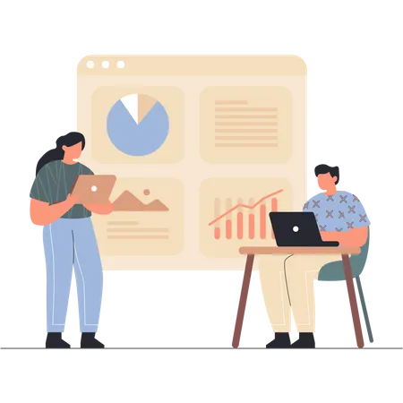 Digital Marketing Analytics  Illustration