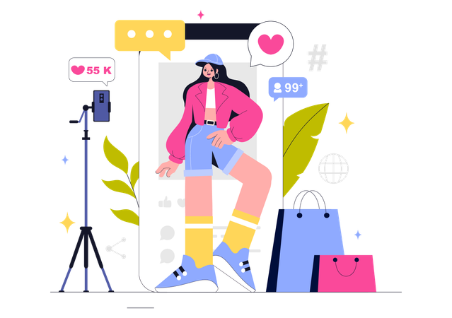 デジタルマーケティングコンテンツ作成  イラスト