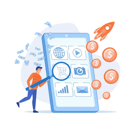 Digital marketing  Illustration