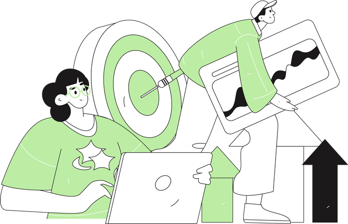Digital Marketing  Illustration