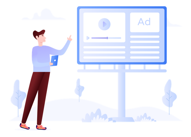 Digital Marketing  Illustration