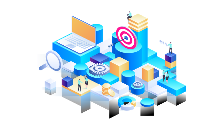 Digital Marketing Strategy  Illustration