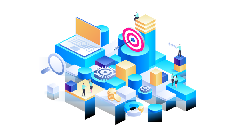 Digital Marketing Strategy  Illustration