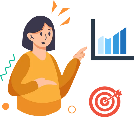 Digital Marketing Target analysis  Illustration