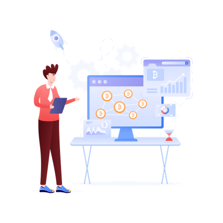 Digital Money  Illustration