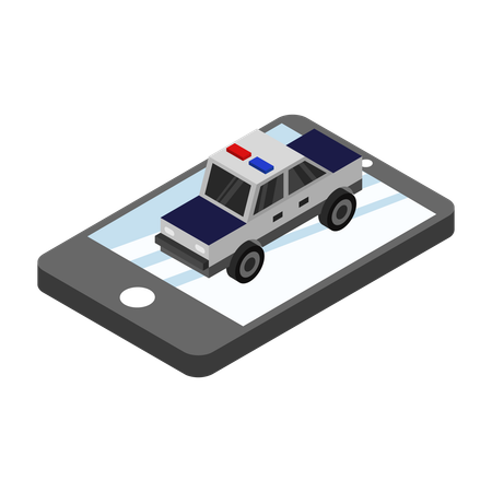 Digital patrol  Illustration
