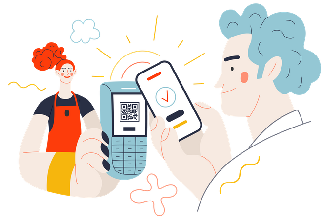 Digital Payment  Illustration