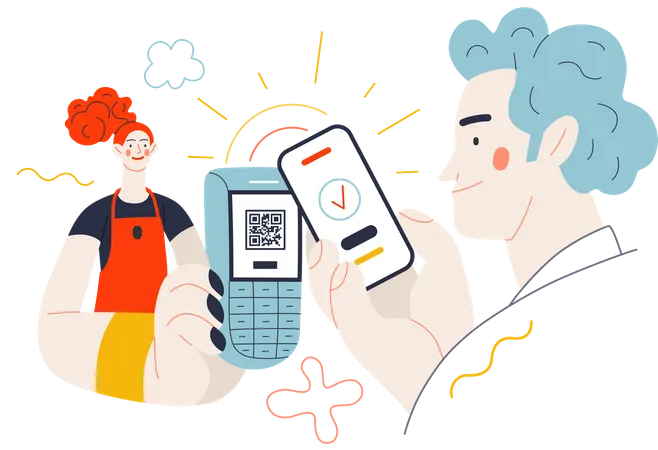 Digital Payment  Illustration