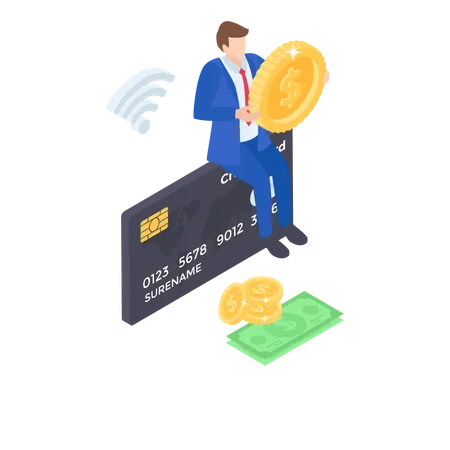 Digital payment  Illustration