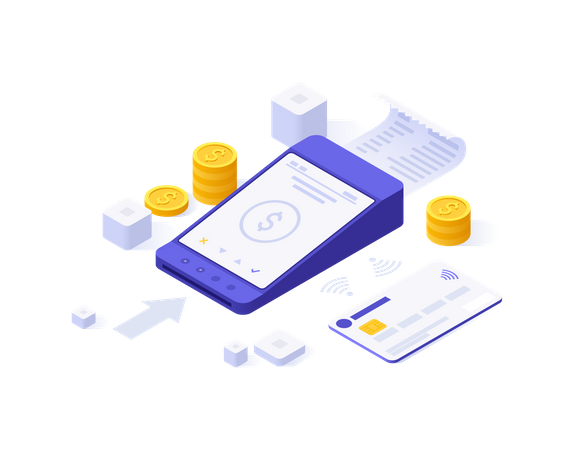 Digital payment  Illustration