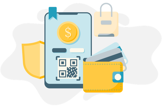 Digital Payment  Illustration