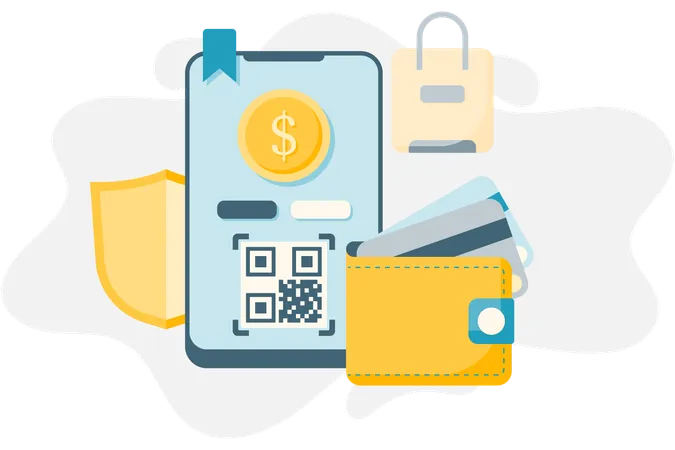 Digital Payment  Illustration