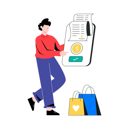 Digital Payment  Illustration