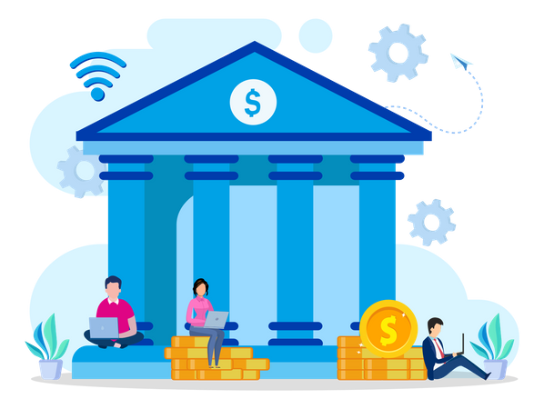 Digital Payment  Illustration