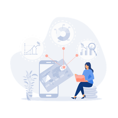 Digital payment  Illustration