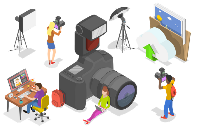 Digital Photography Course  Illustration