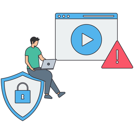 Digital Security  Illustration