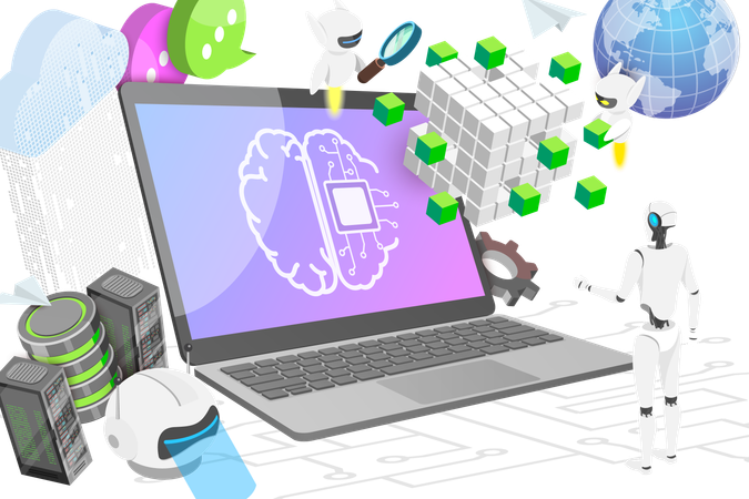 Digital Transformation  Illustration