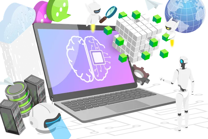 Digital Transformation  Illustration