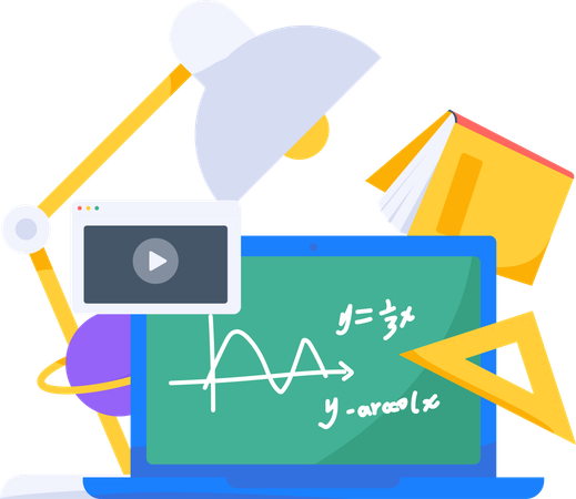 Digitale Bildung  Illustration