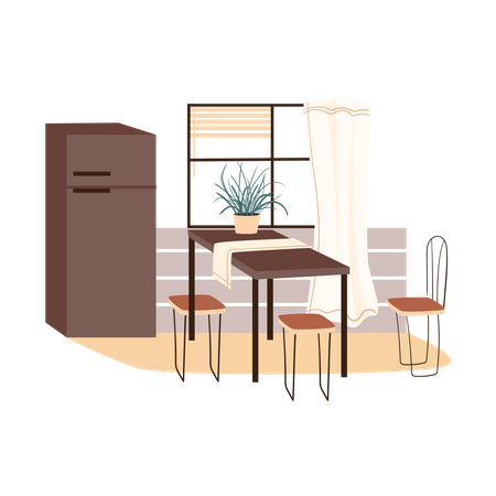 Dining area  Illustration