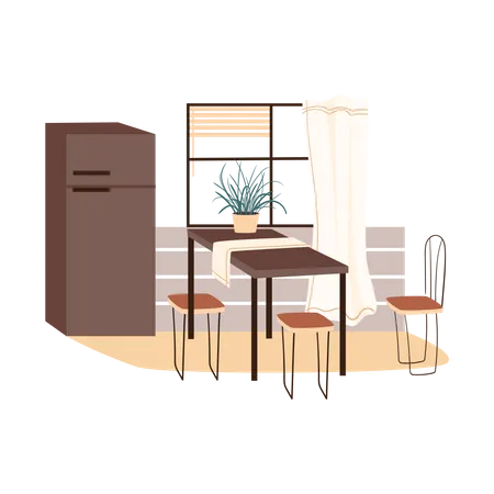 Dining area  Illustration