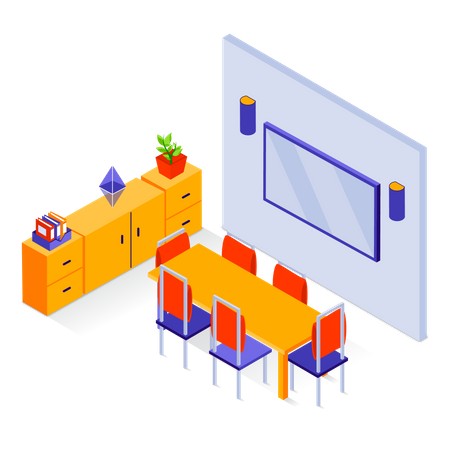 Dining area  Illustration