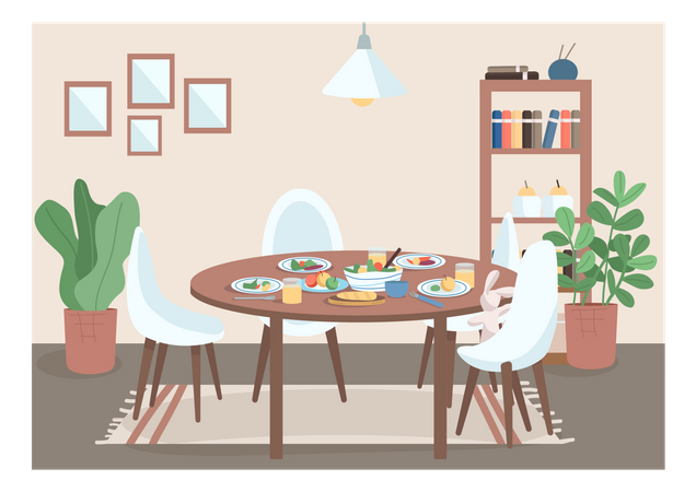 Dining room Illustration