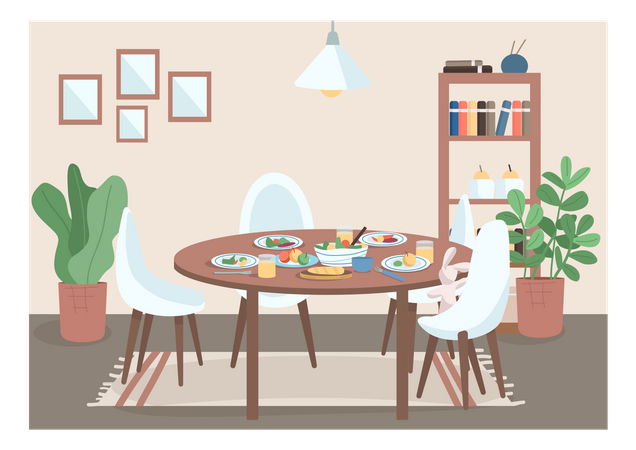 Dining room  Illustration