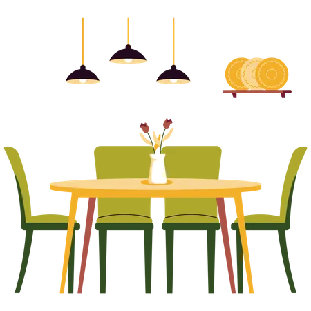 Dining Table  イラスト