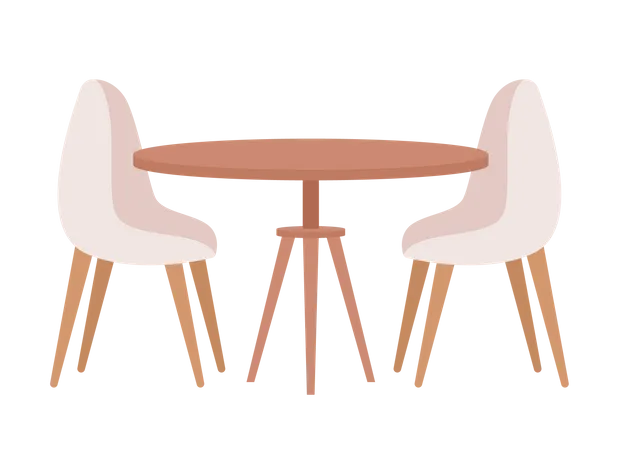 Dining Table  Illustration