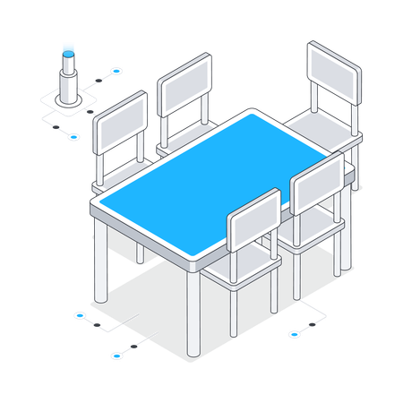 Dining Table  Illustration