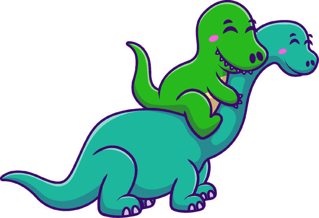 Dino Friends  Illustration