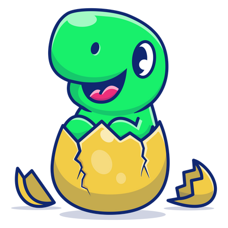 Dinosaures nouveau-nés  Illustration