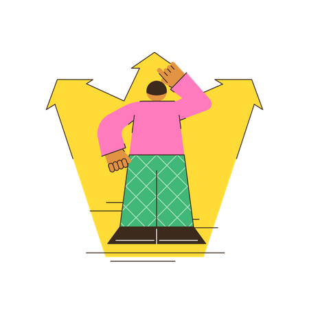 Direção de Negócios  Ilustração