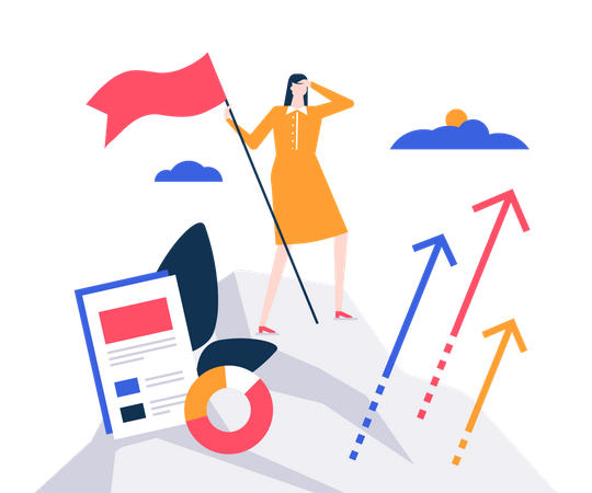 Direction des affaires  Illustration