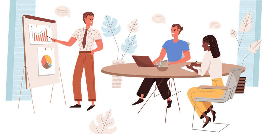 Direction des affaires  Illustration