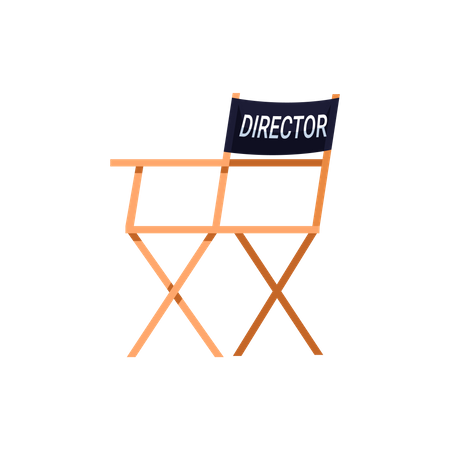 Director chair Illustration