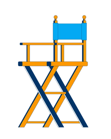 Director chair  Illustration