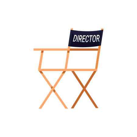 Director chair  Illustration