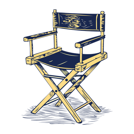 Director chair  Illustration