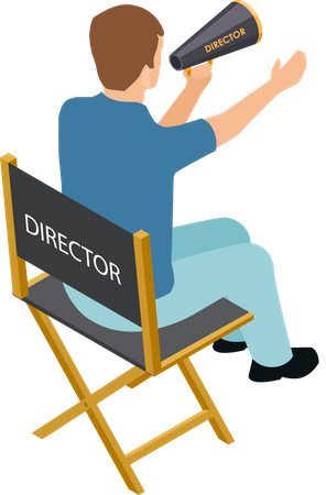 Director of movie  Illustration