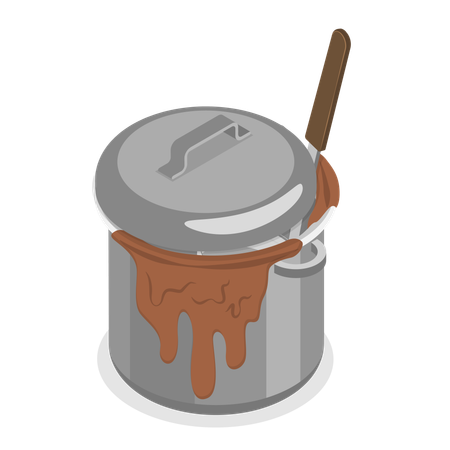 Dirty Pots  Illustration